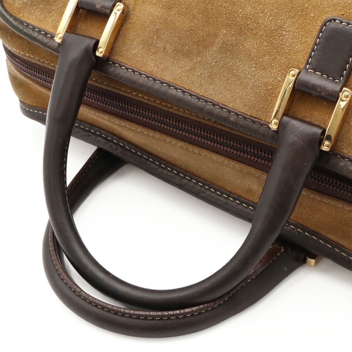 Loewe Amazona 27 Suede Leather Handbag