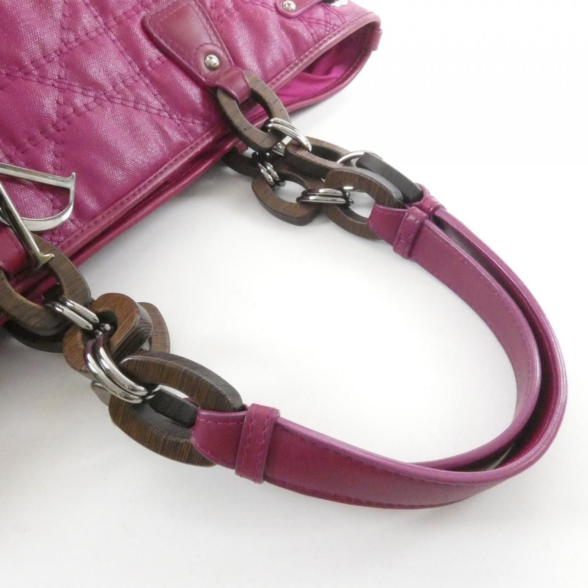 Christian Dior Panarea Coated Canvas Tote Bag