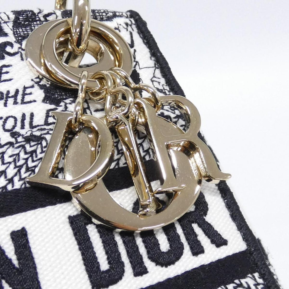 Christian Dior Plan De Paris Lady D-Lite Canvas Bag