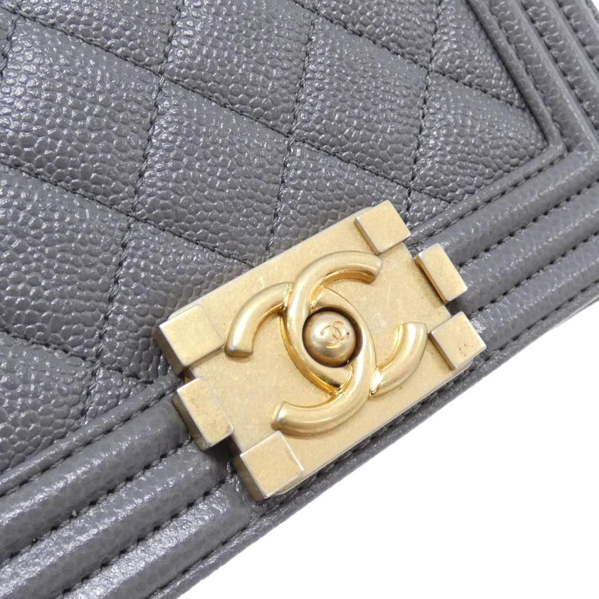 Chanel Boy Chanel Grained Calf Shoulder Bag