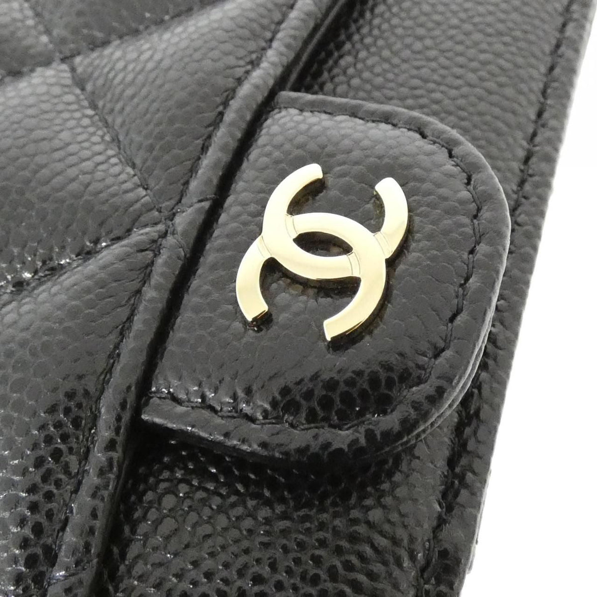 Chanel Timeless Classic Caviar Skin Card Case