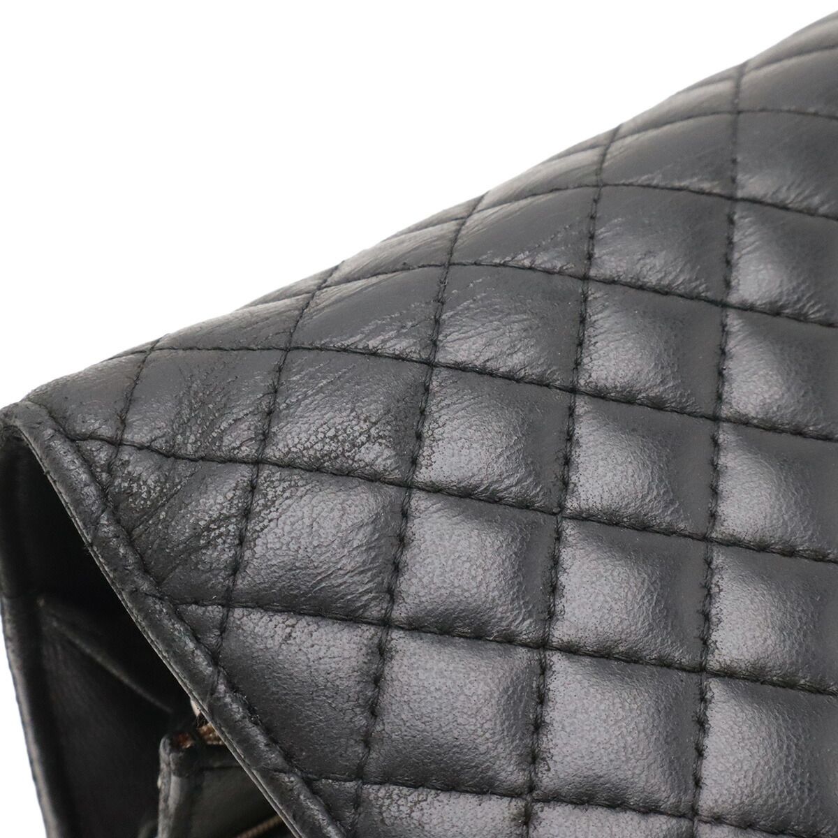 Chanel Micro Matelasse Leather Chain Wallet
