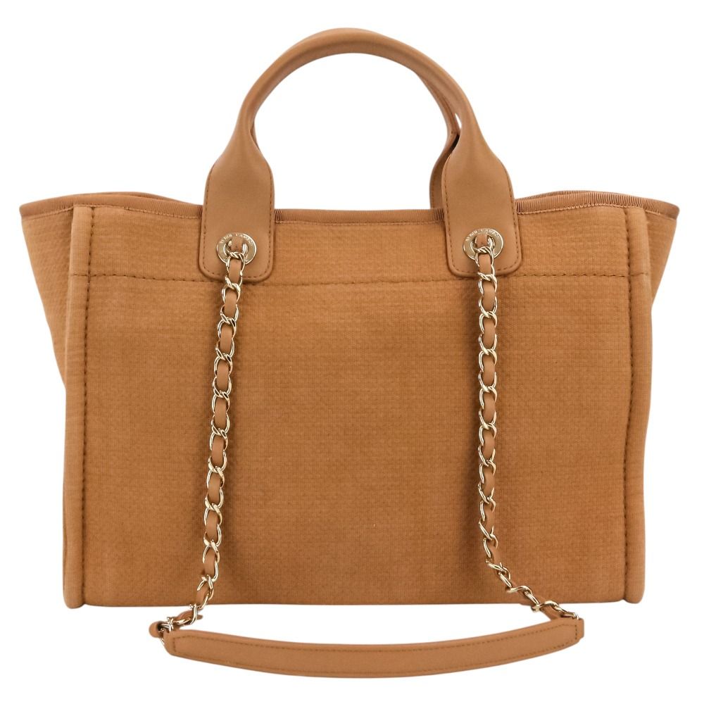 Chanel Deauville Canvas Tote Bag