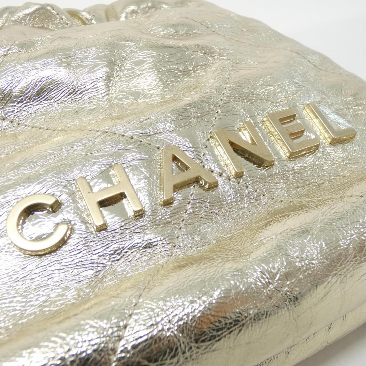 Chanel Chanel 22 Metallic Calfskin Shoulder Bag