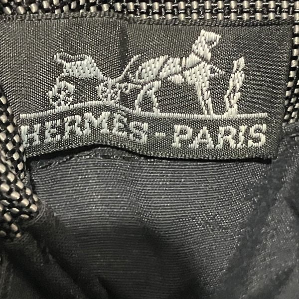 Hermes Herline Canvas Shoulder Bag
