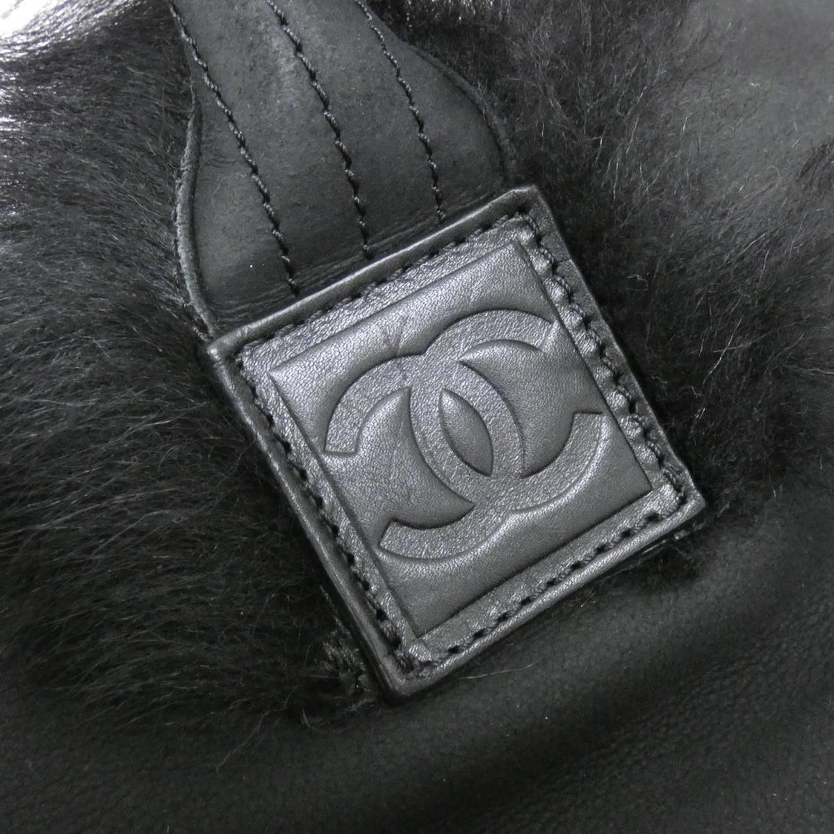 Chanel Sport Line Shearling Tote Bag