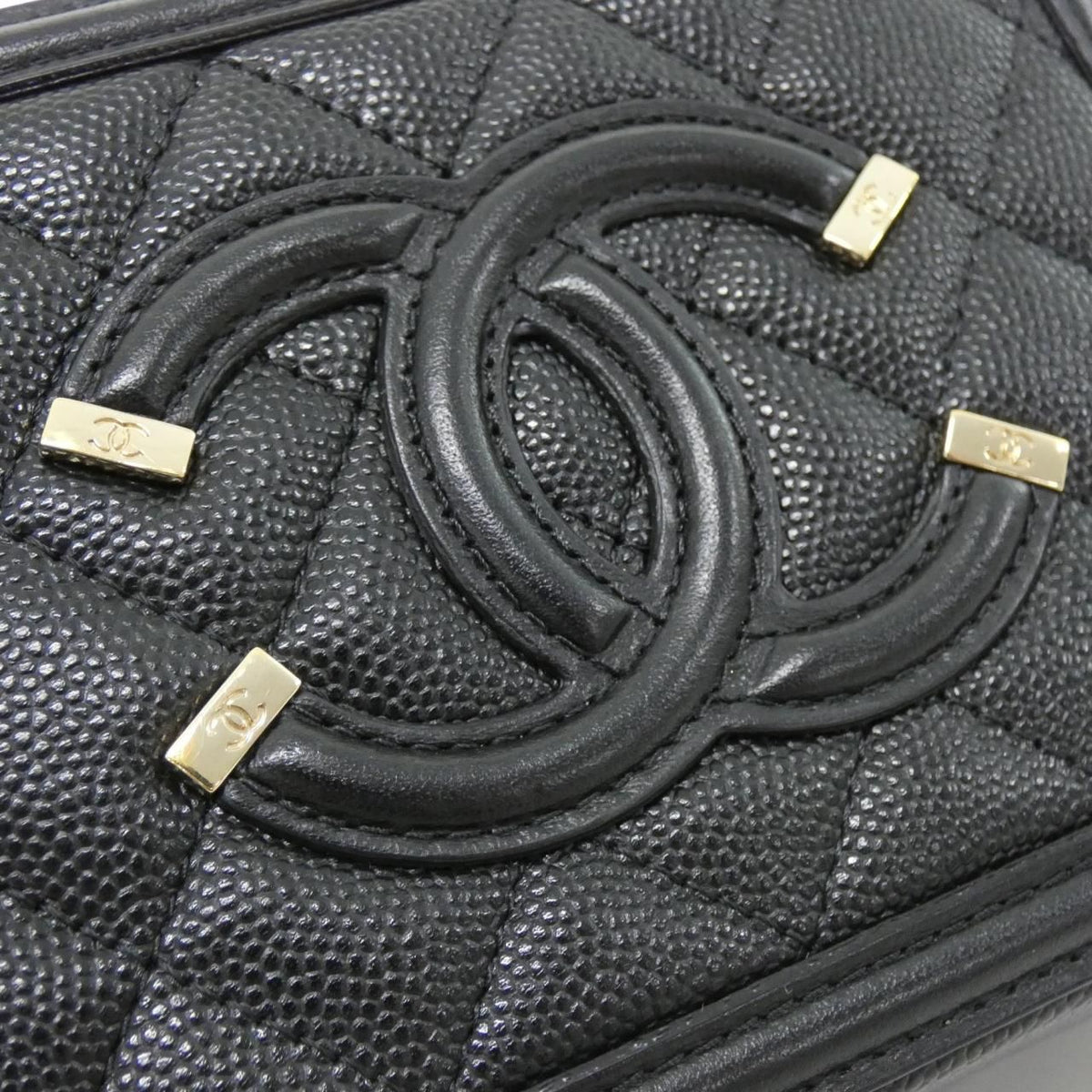 Chanel Grained Calf Shoulder Bag