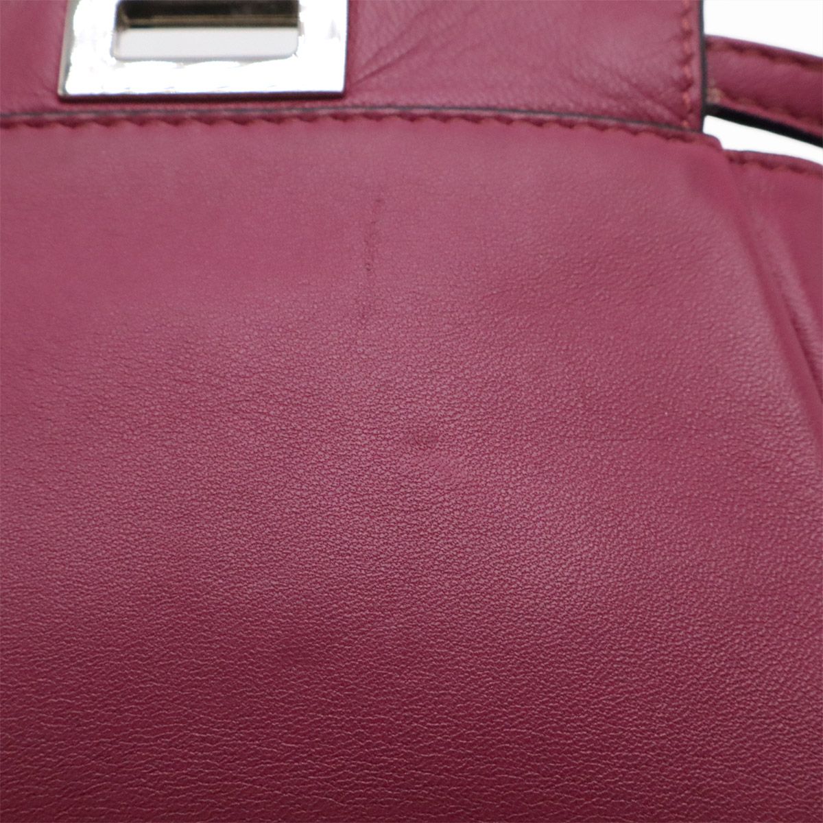 Fendi Peekaboo Leather Mini Bag