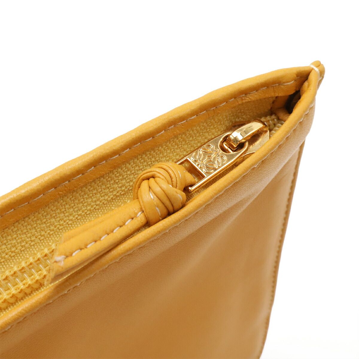 Loewe Anagram Mesh Leather Pouch