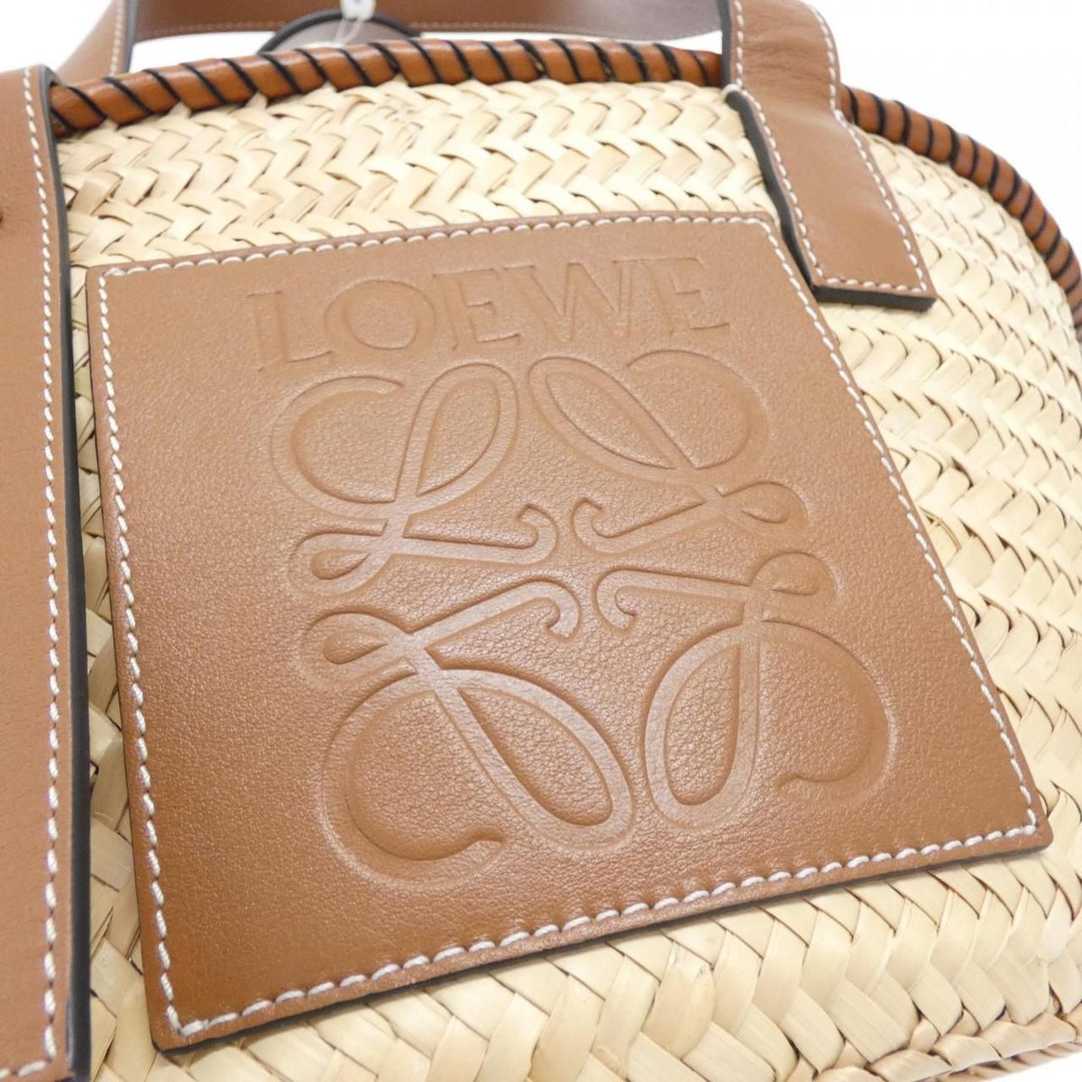 Loewe Raffia Calfskin Bag