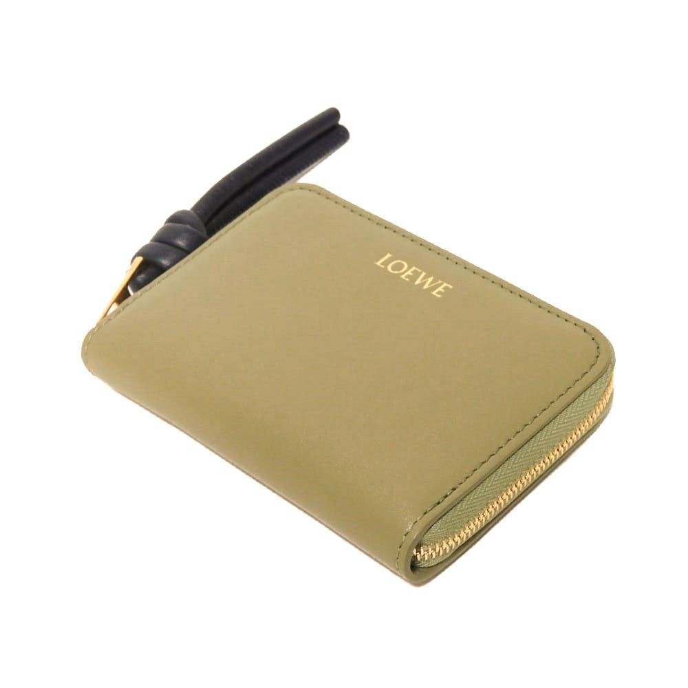 Loewe Zip Coin Purse Shiny Nappa Calfskin Coin Case