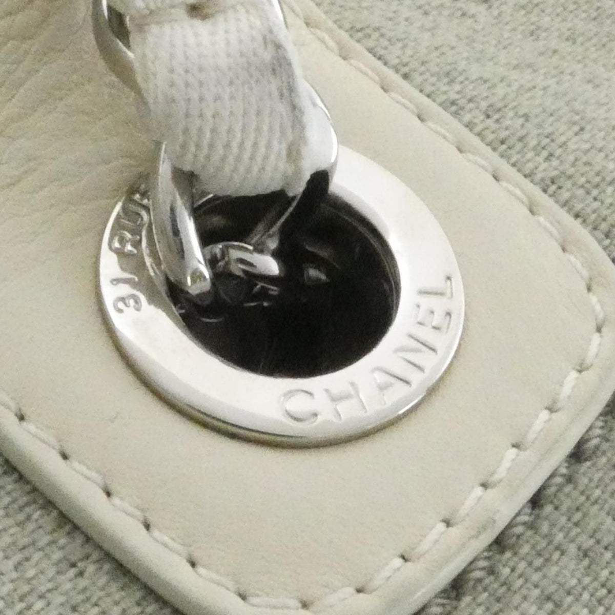 Chanel Deauville Line Canvas Tote Bag