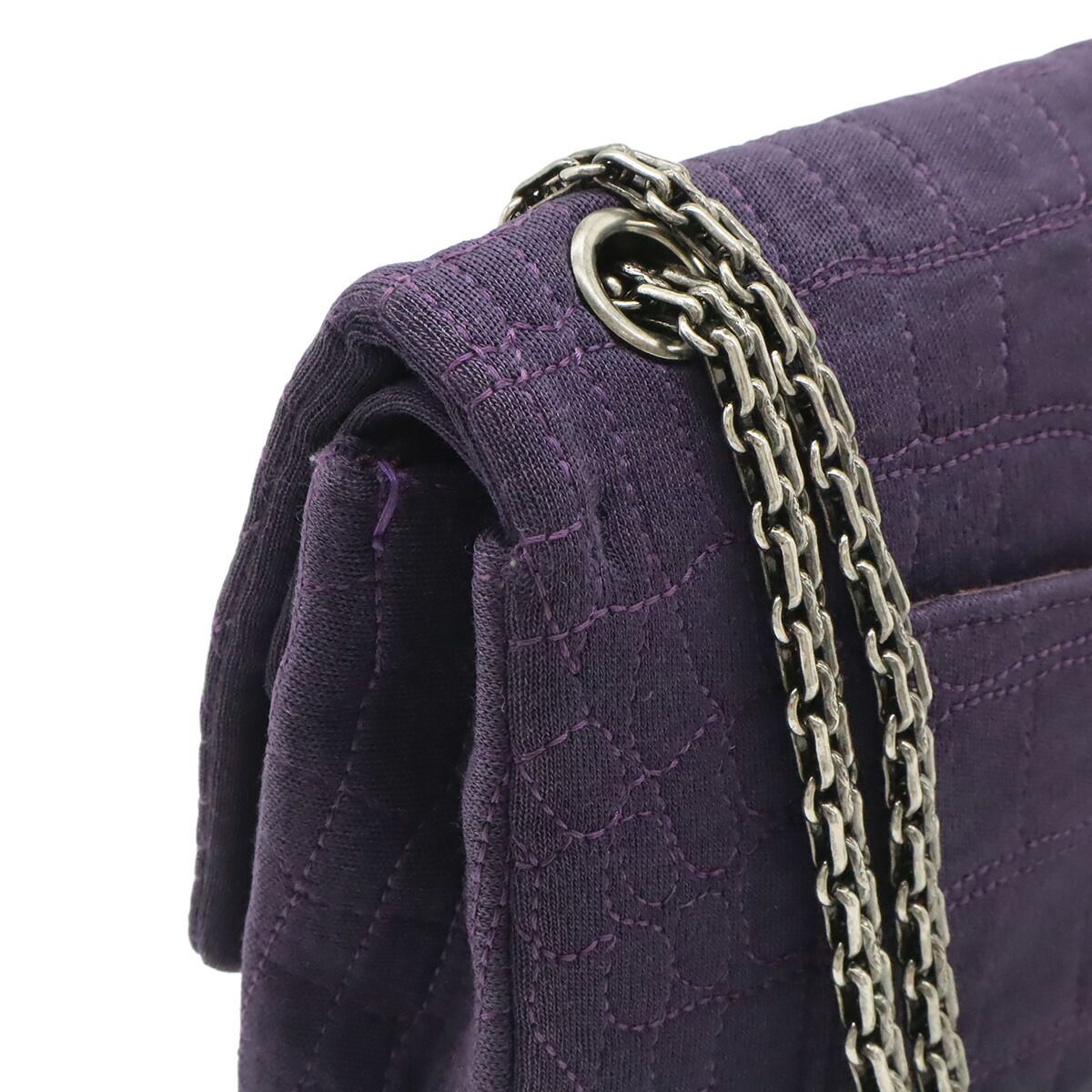 Chanel 2.55 Cotton Shoulder Bag