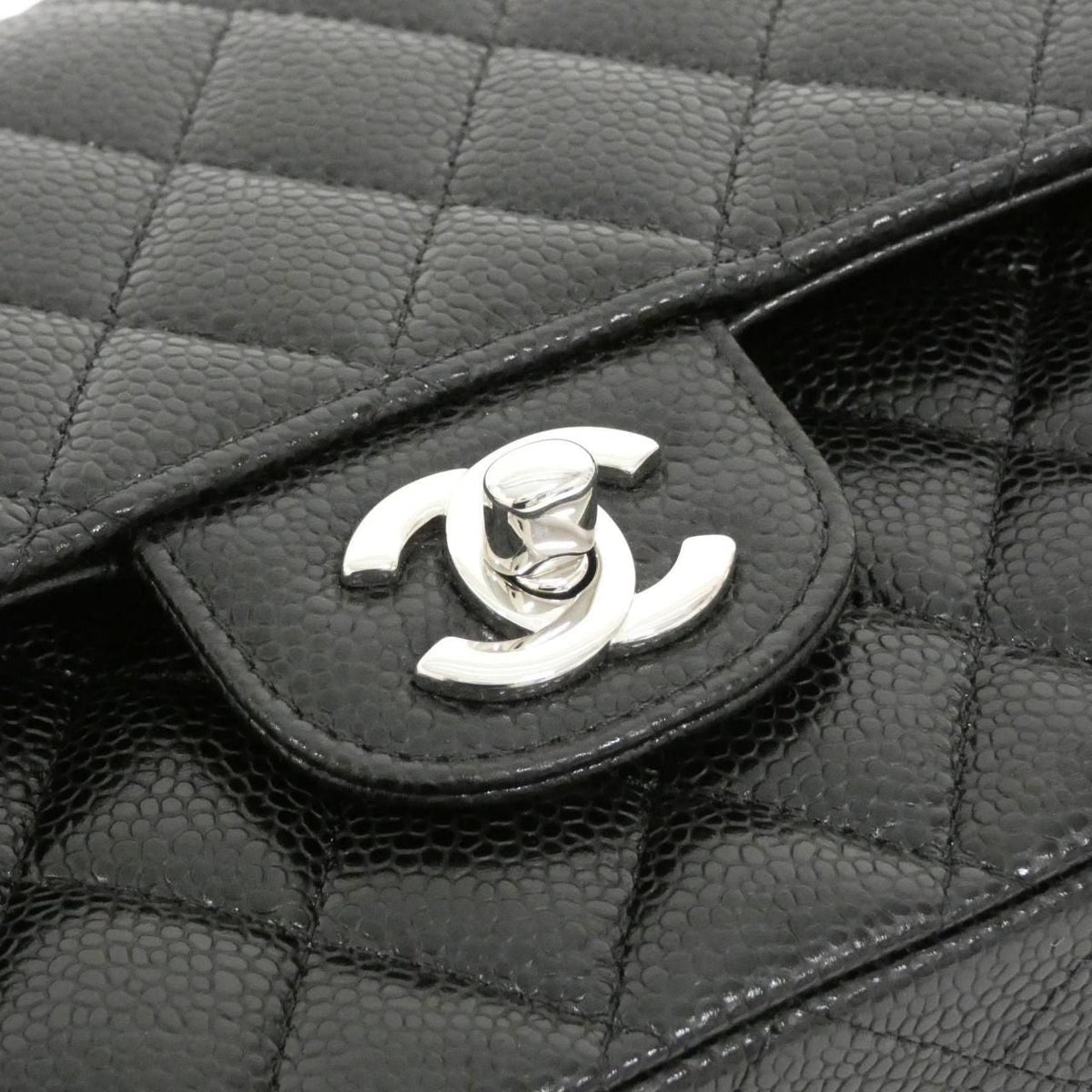 Chanel Classic Flap Caviar Skin Shoulder Bag