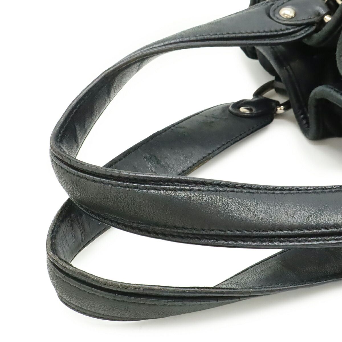 Christian Dior Cannage Nylon Leather 2way Tote Bag