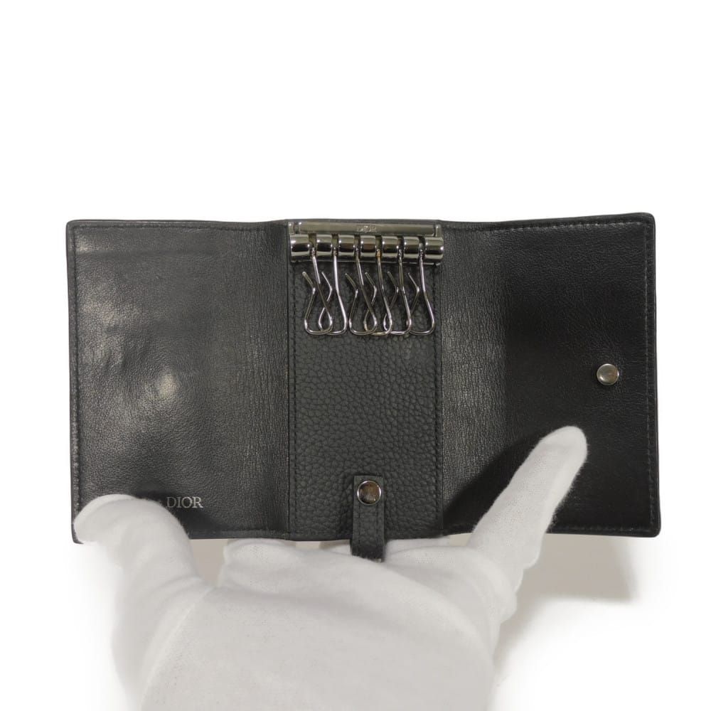 Dior CD ICON Grained Calfskin Key Case