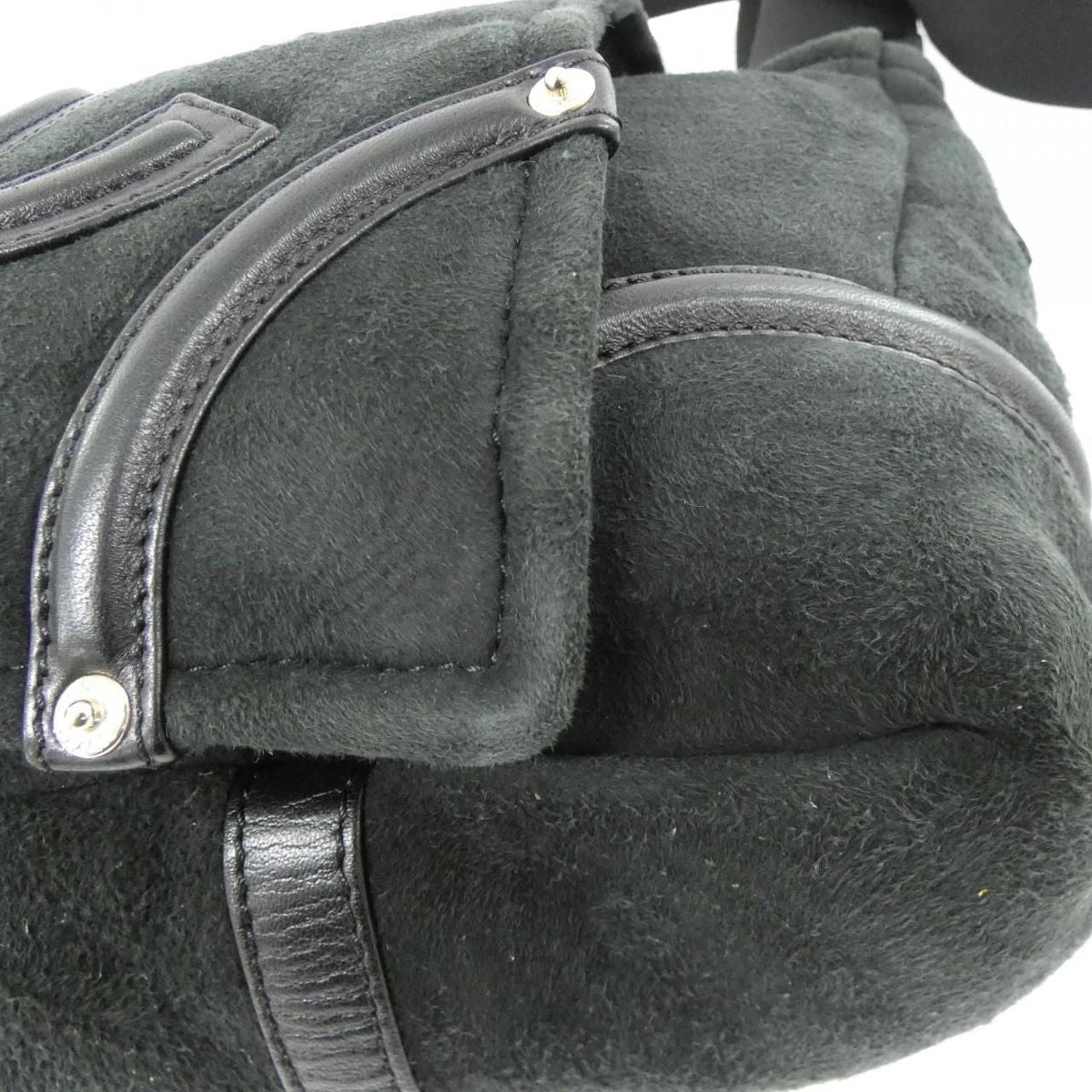 Chanel Shearling Shoulder Bag