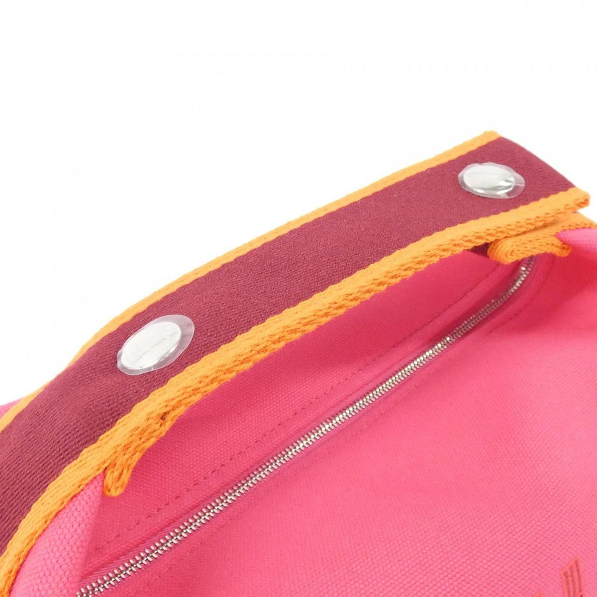 Hermes Brid A Black PM Canvas Pouch