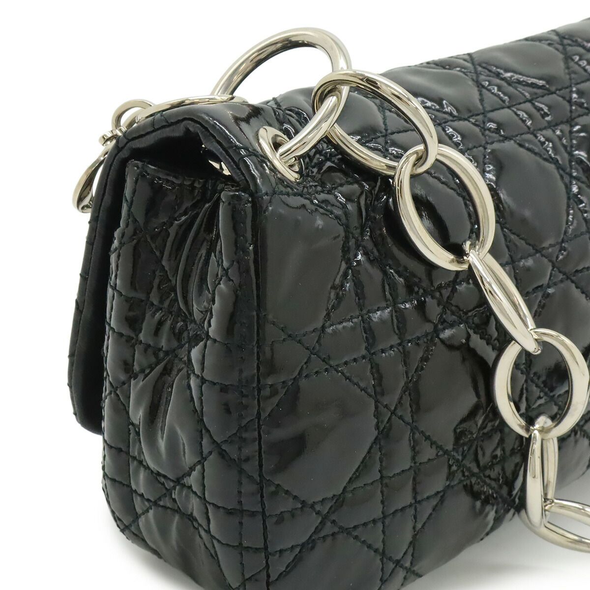 Christian Dior Patent Leather Shoulder Bag
