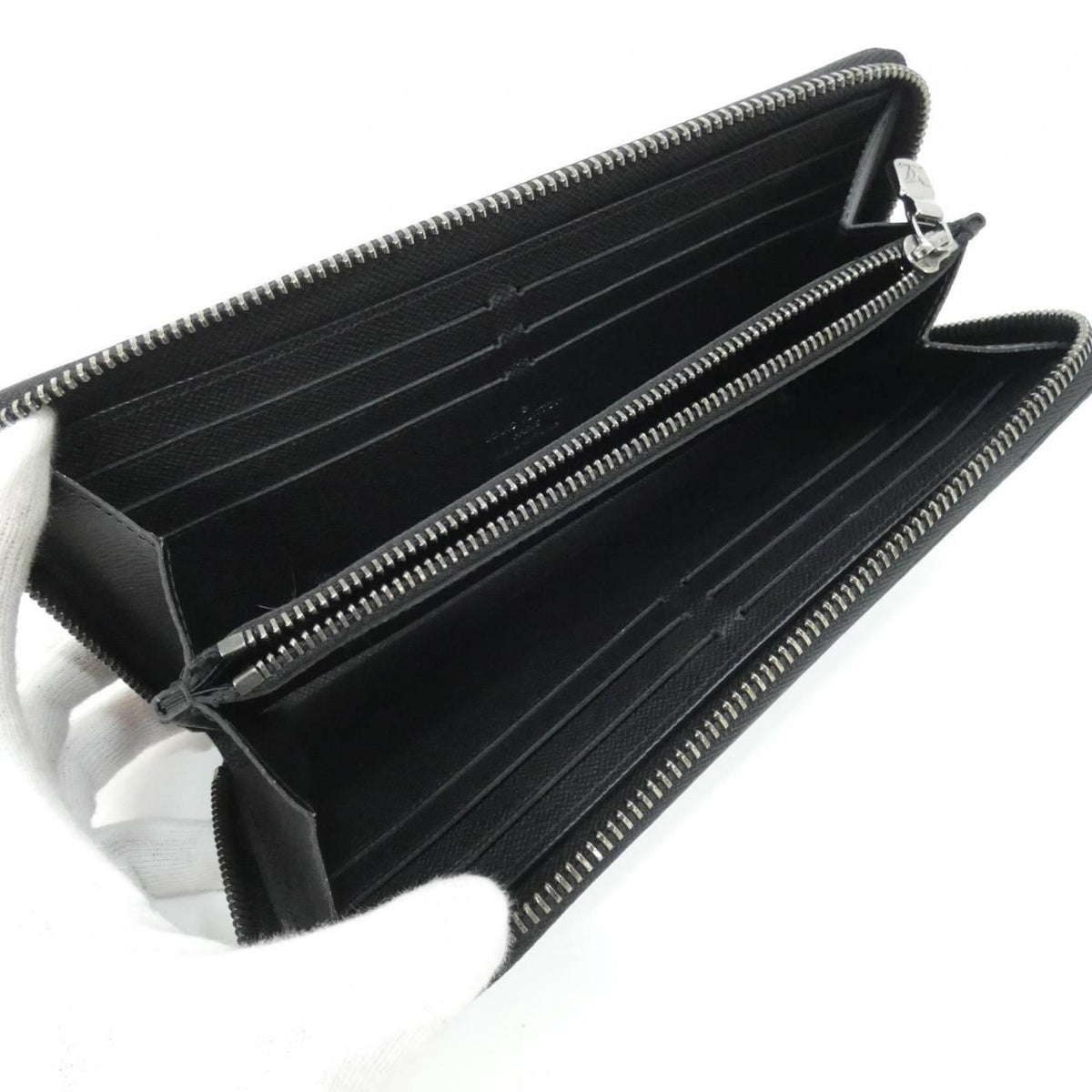 Louis Vuitton Zippy Wallet Horizontal Monogram Eclipse Long Wallet