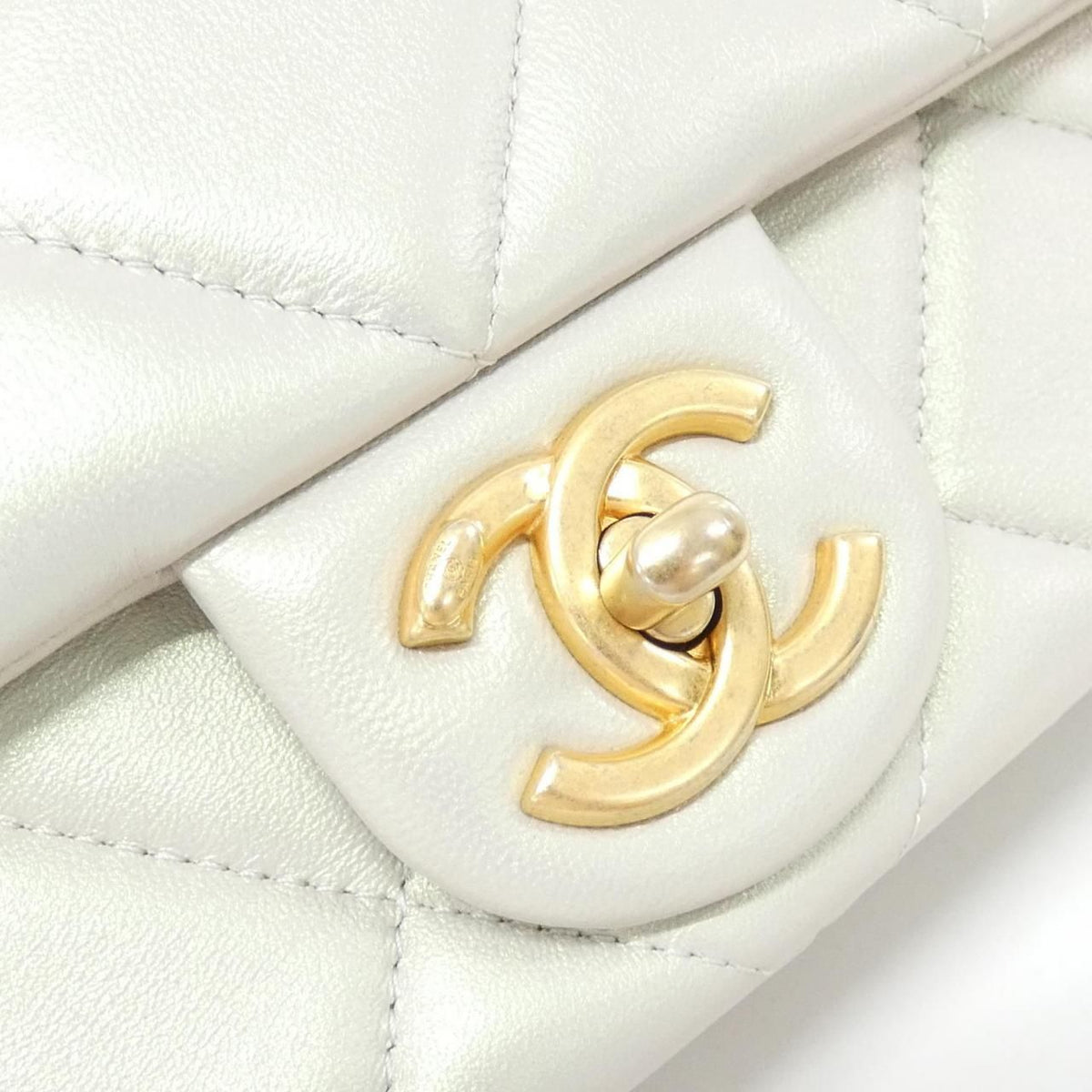 Chanel Lambskin Pearl Shoulder Bag