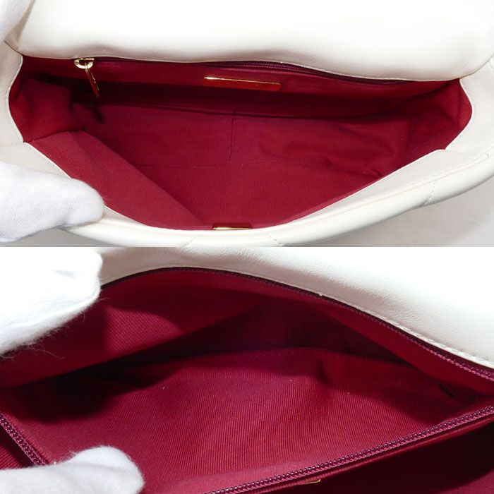 Chanel 19 Shiny Lambskin Shoulder Bag