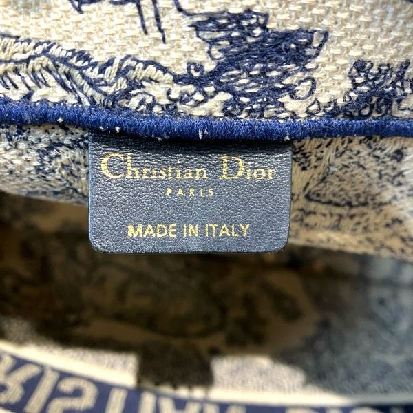 Dior Book Tote Embroidery Canvas Tote Bag