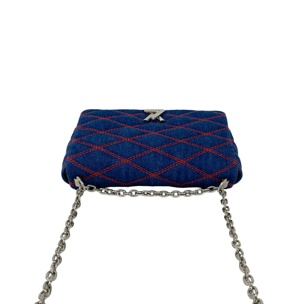 Louis Vuitton Malletage Denim Shoulder Bag