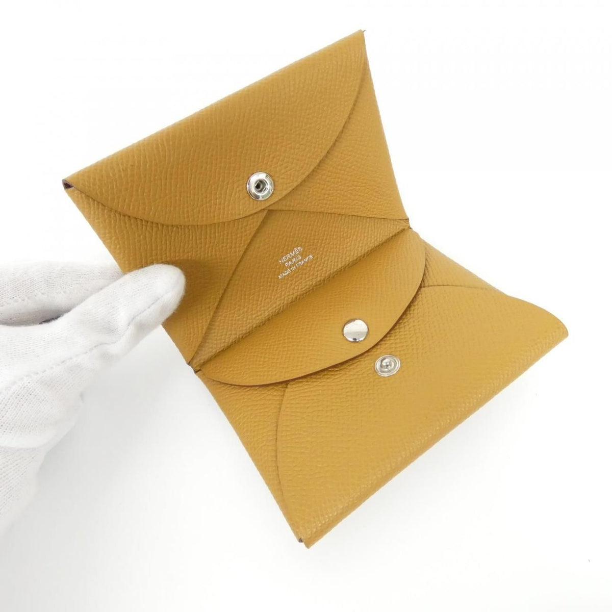Hermes Calvi Duo Epsom Card Case