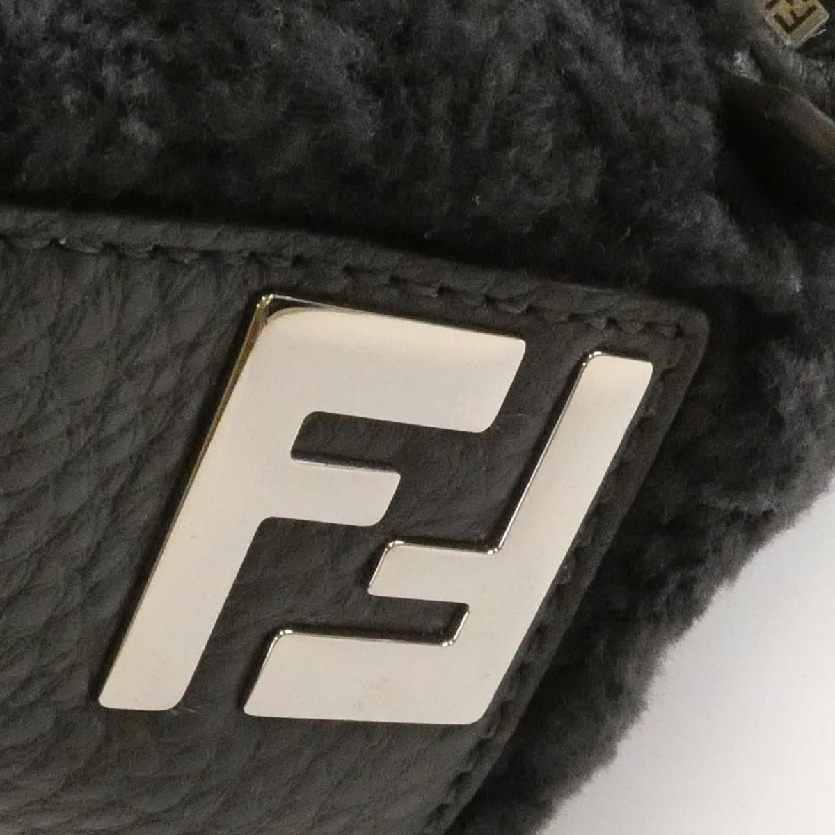 Fendi FENDI LUI LARGE Lamb Shearling Shoulder Bag