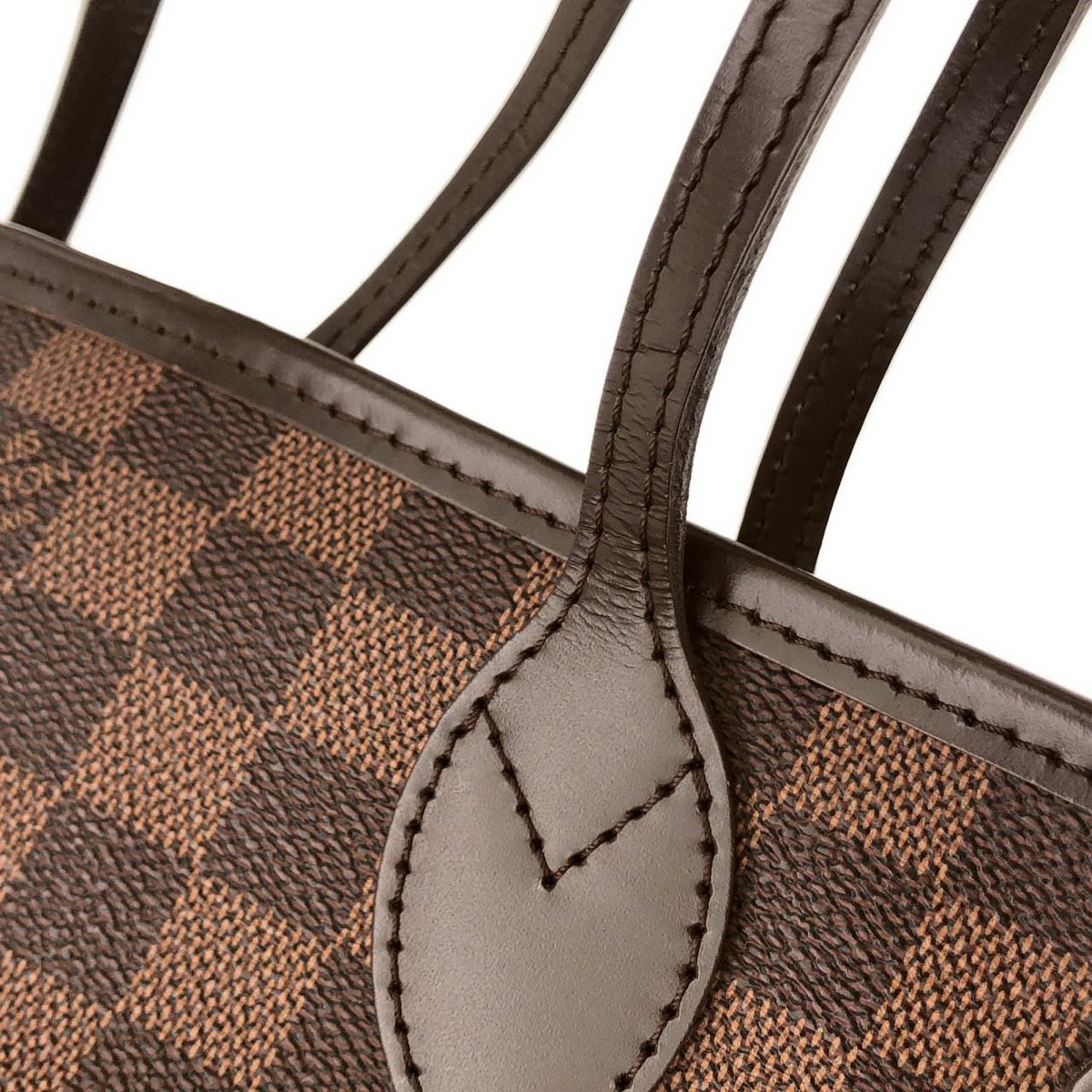 Louis Vuitton Damier Neverfull Coated Canvas Tote Bag