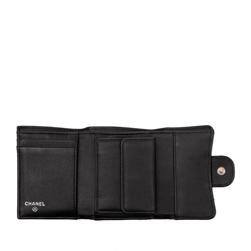 Chanel Matelasse Lambskin Trifold Wallet