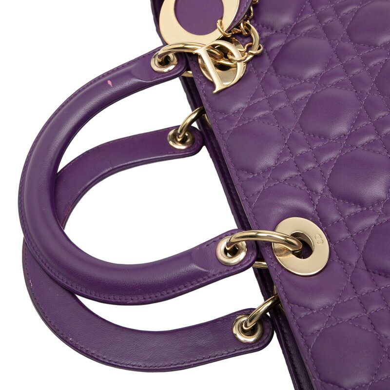 Christian Dior Lady Dior Cannage Leather 2way Bag