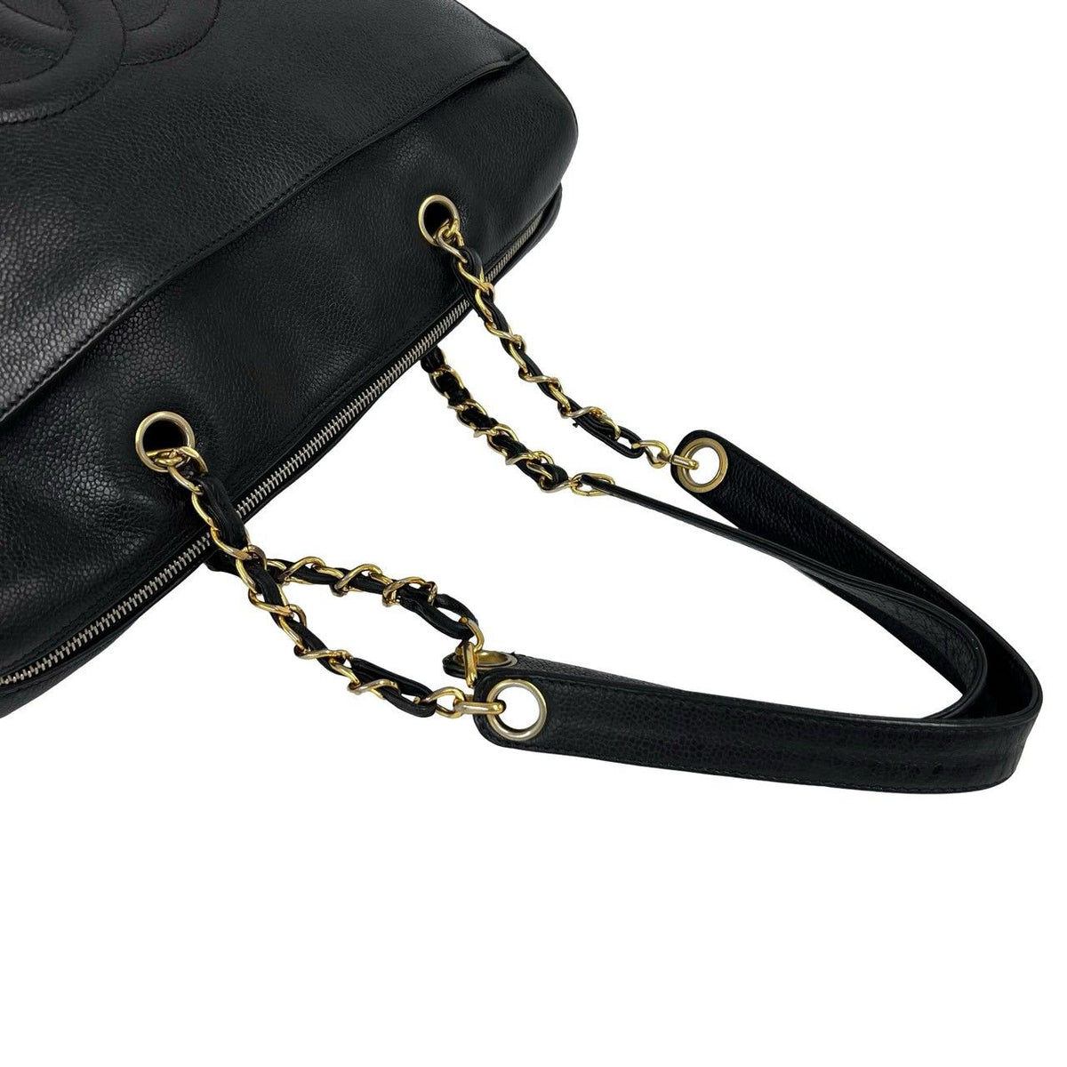 CHANEL Caviar Leather Tote Bag