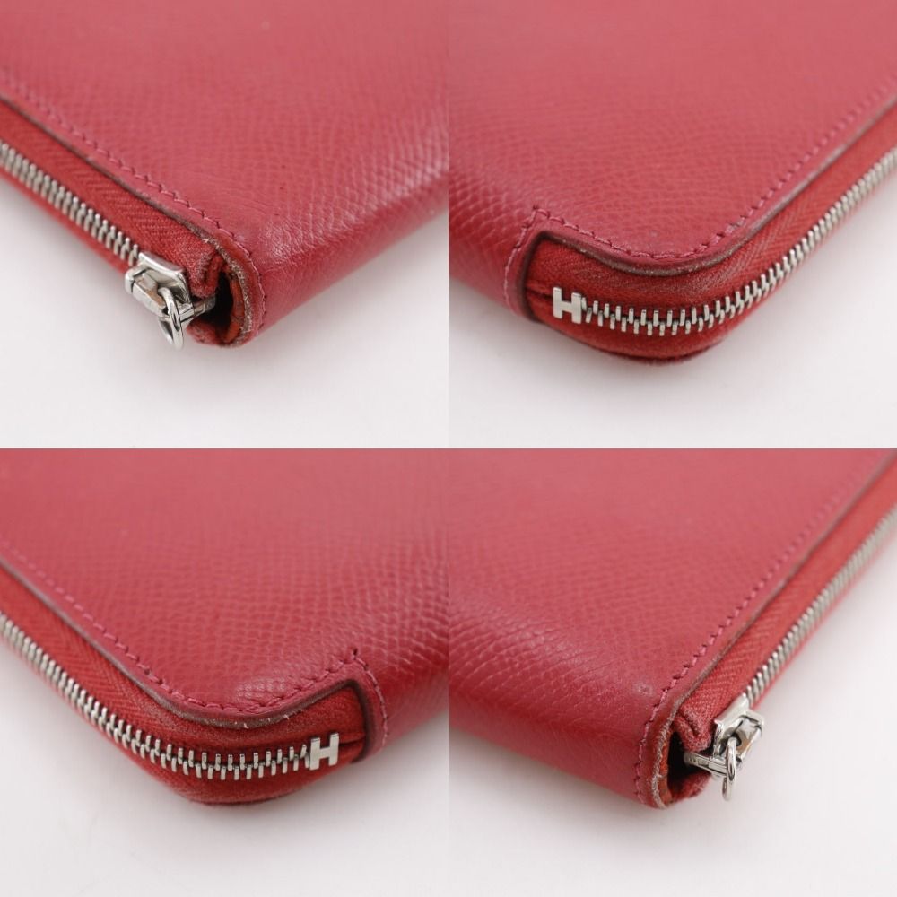 Herm s Azap Silk'in Long Epsom Long Wallet