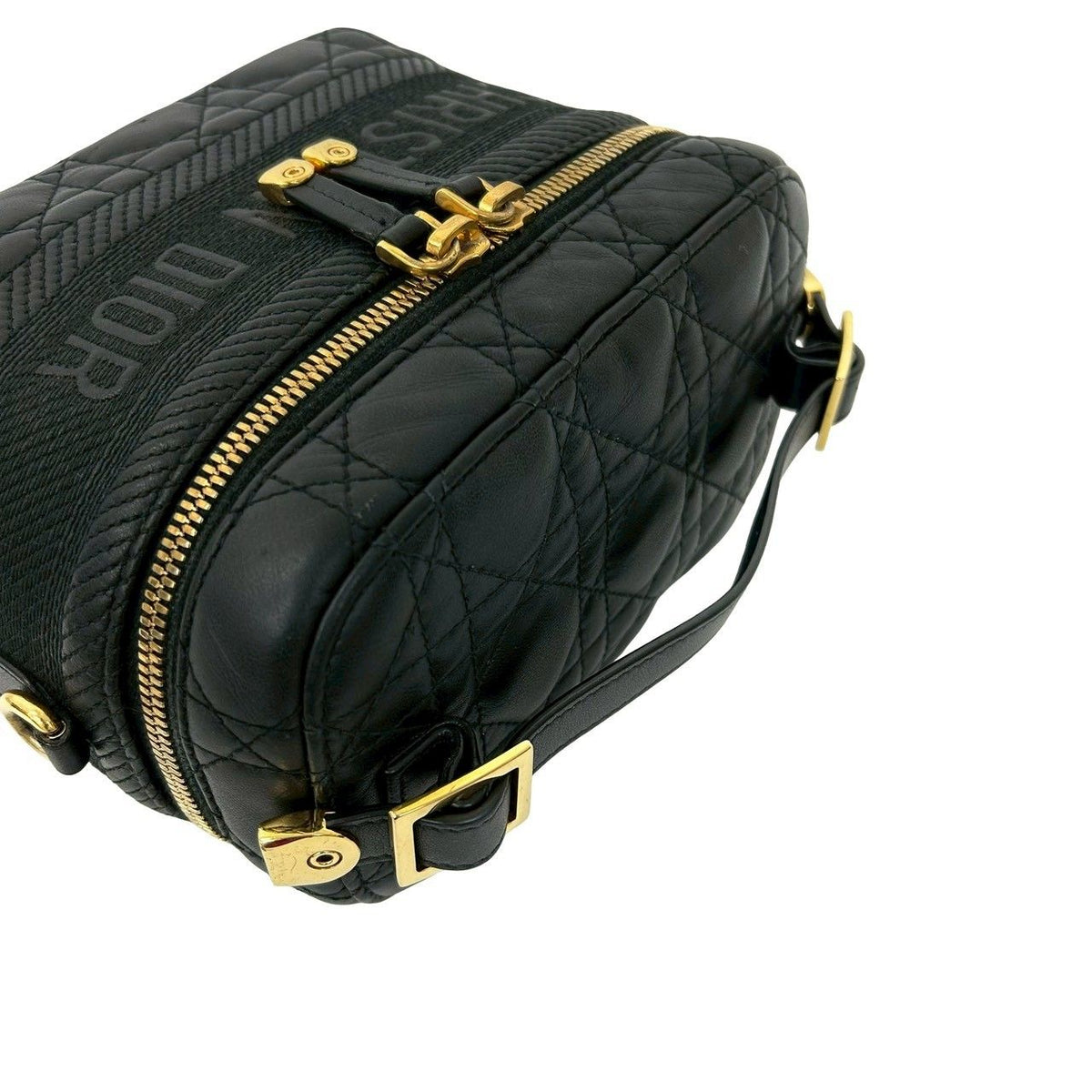 Christian Dior Cannage Leather 2way Bag