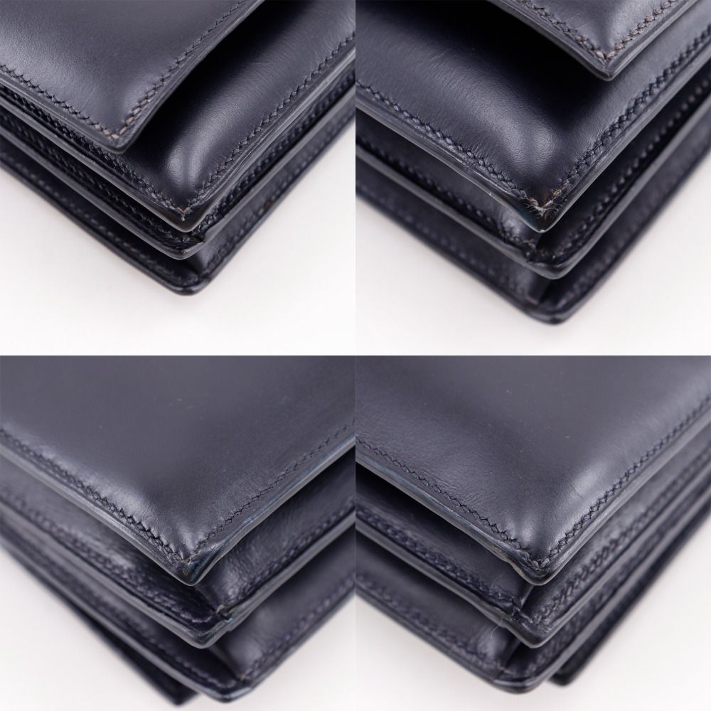Hermes Box Calf Leather 2way Shoulder Bag