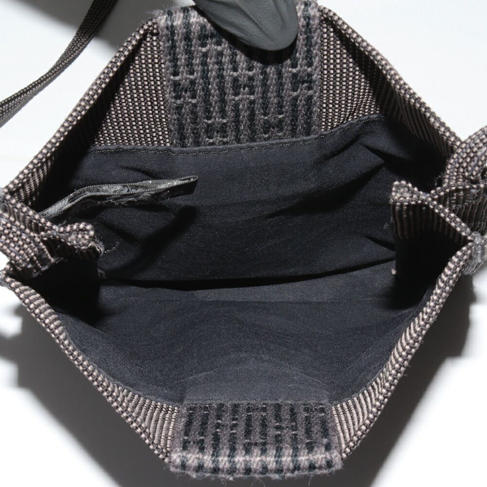 Hermes Herline Canvas Shoulder Bag