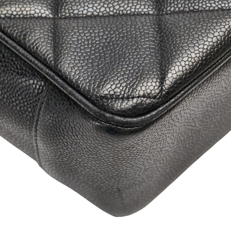 Chanel Coco Mark Matelasse Caviar Skin Shoulder Bag
