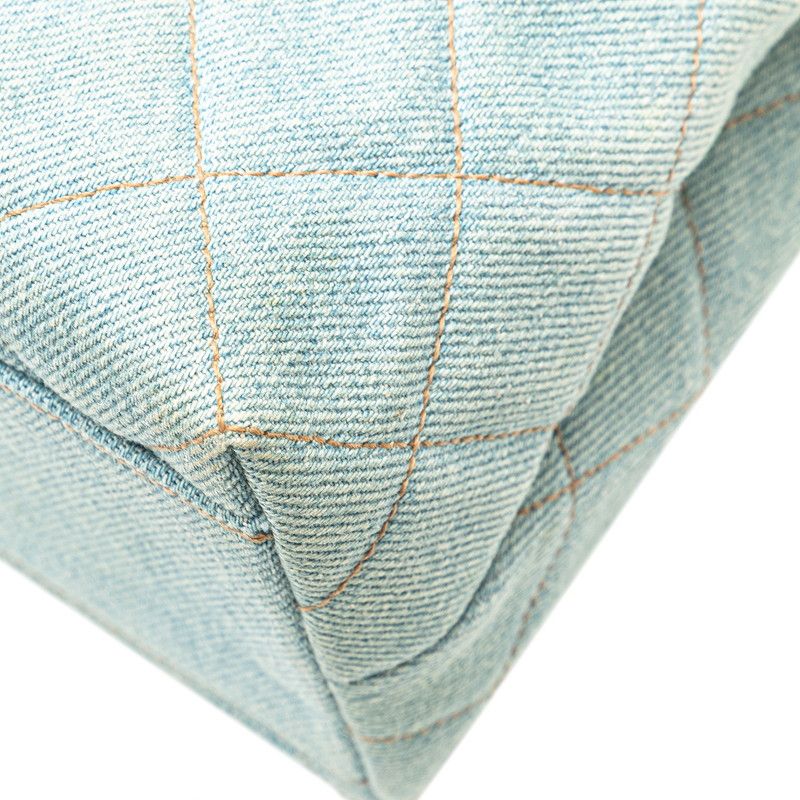 Chanel Coco Mark Quilting Denim Handbag