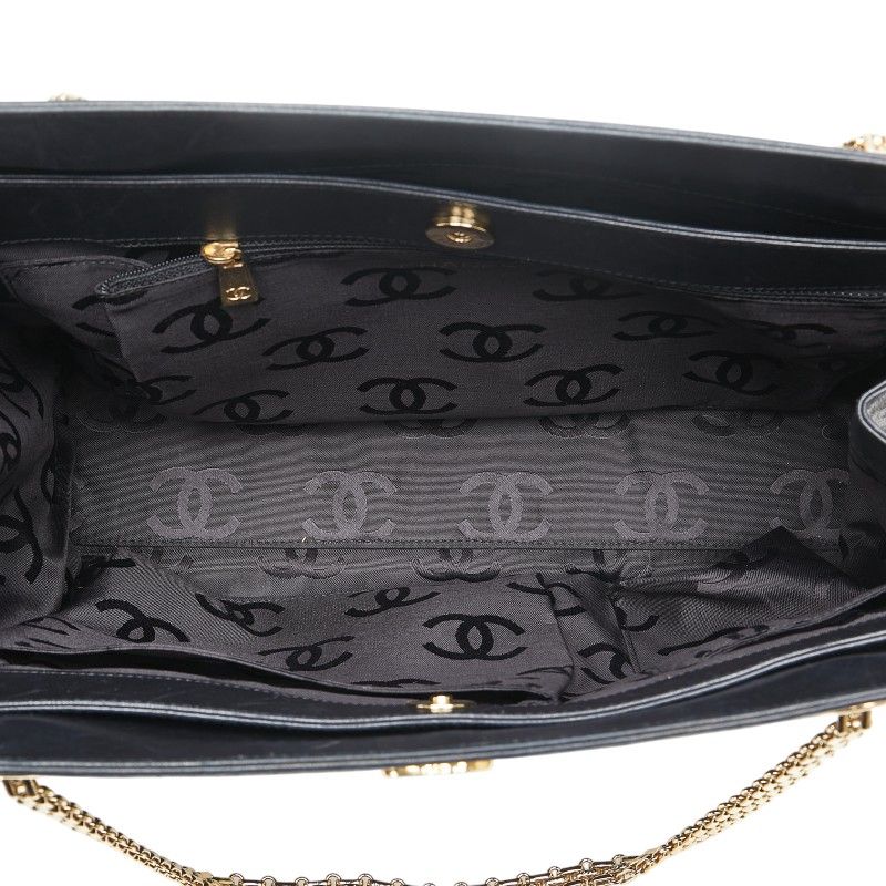Chanel Bicolore Coco Mark Calfskin Shoulder Bag