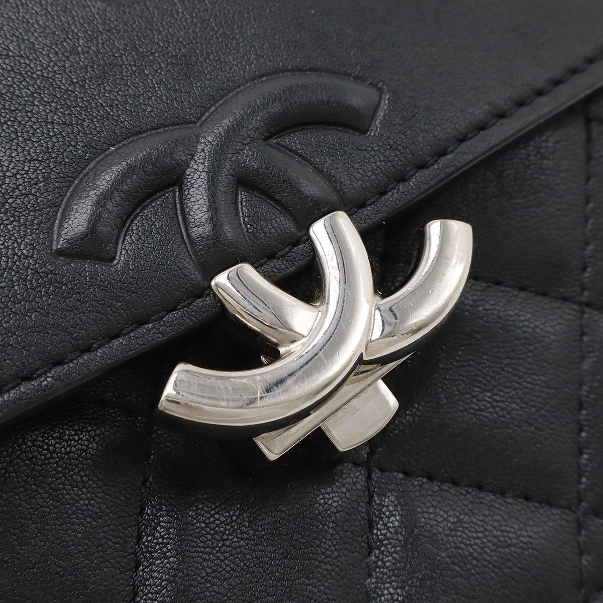 Chanel Coco Mark Calfskin Shoulder Bag