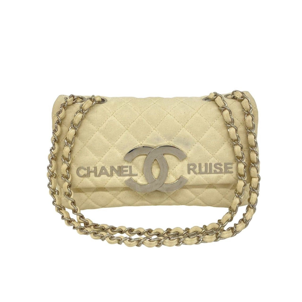 Chanel Matelasse Canvas Shoulder Bag