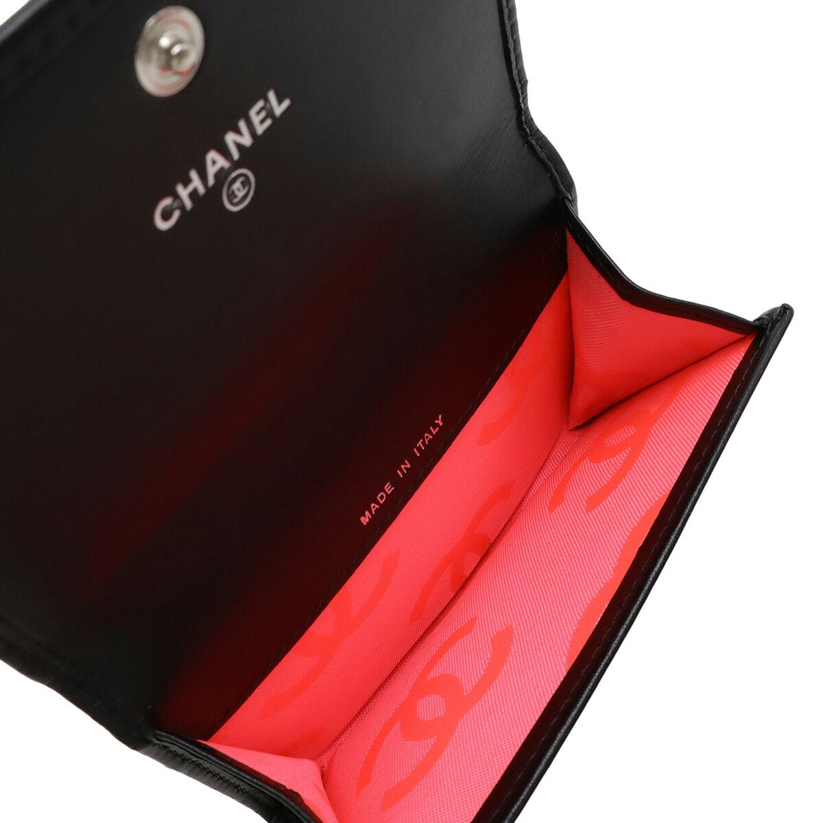 Chanel Cambon Line Calfskin Card Case