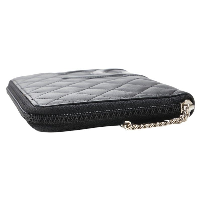 Chanel Cambon Line Lambskin Long Wallet