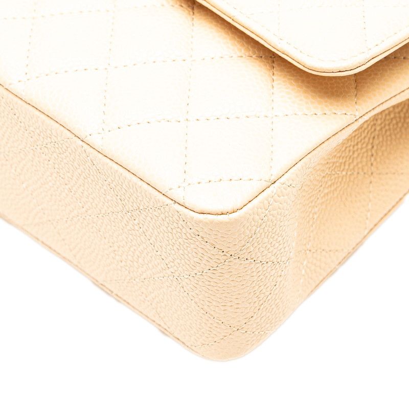 Chanel Matelasse 25 Caviar Double Flap Chain Shoulder Bag