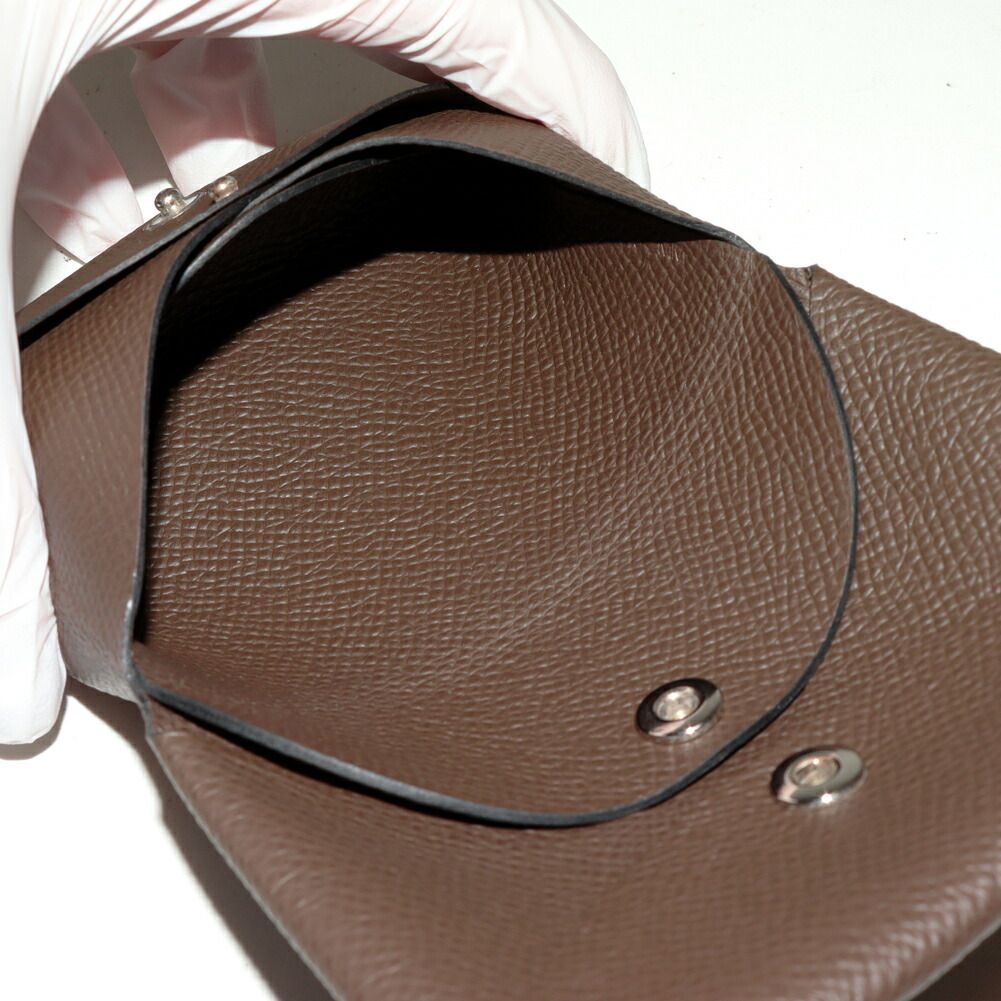 Hermes Calvi Duo Epsom Card Coin Case