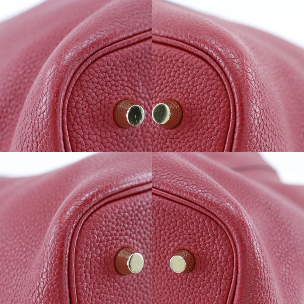 Hermes Picotin Lock MM Handbag Red