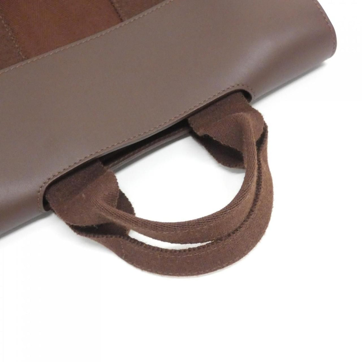 Hermes Valparaiso PM Toile Chevron Gumy Tote Bag