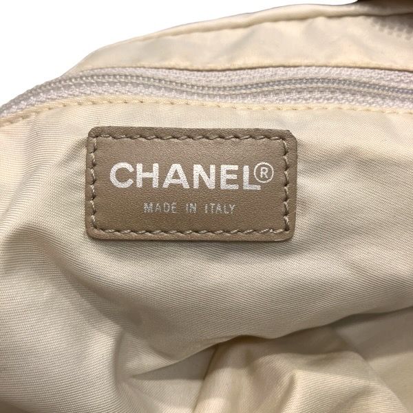 Chanel New Travel Line Canvas Leather Boston Bag